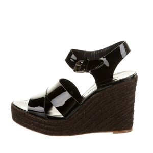 Til March Patent Leather Wedges